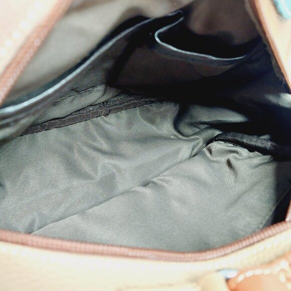 Boutique Patchwor Colorful Leather Floral Boho Spring Hand & Crossbody Bag 0168 - Picture 10 of 11